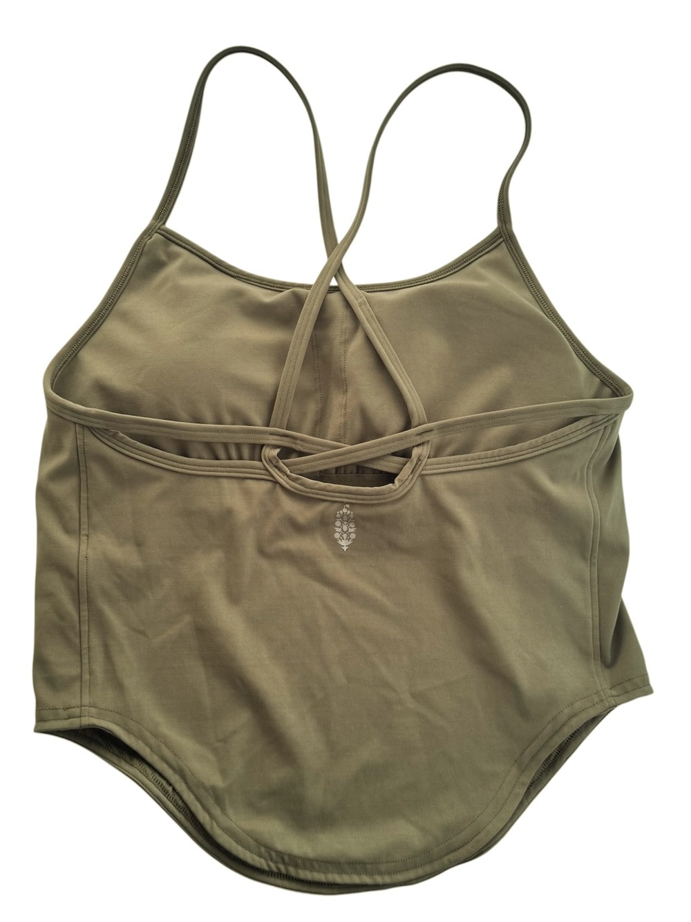 FP Movement by Free People Olive Green Strappy Tank Top Size M